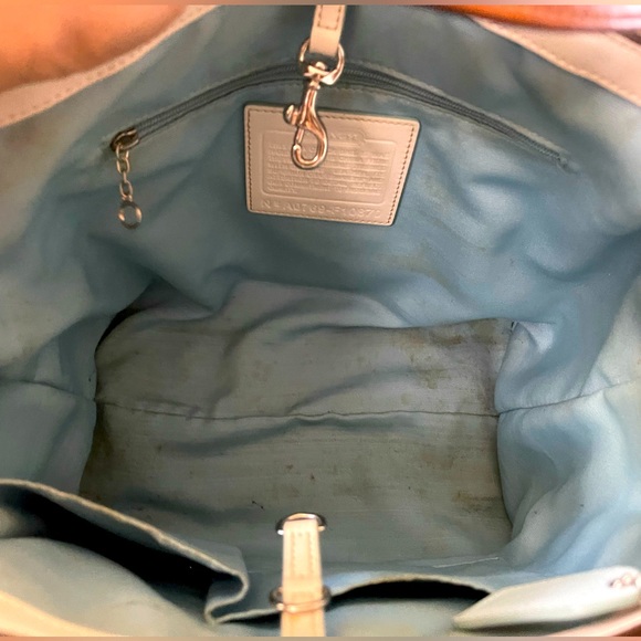 Rare Coach Floral Bumblebee Signature C tote bags - Picture 5 of 11